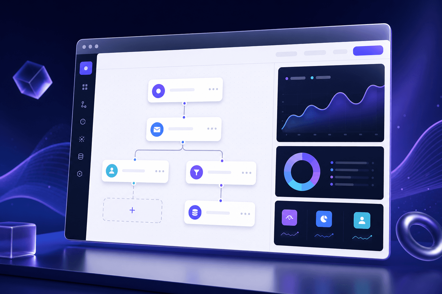 SaaS website project preview