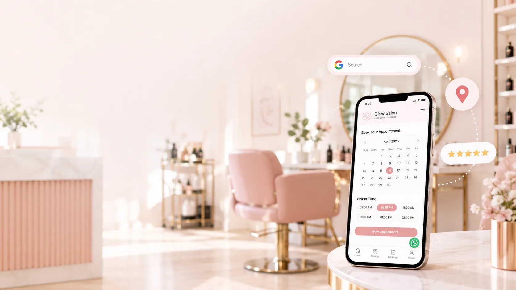 Salon Website Design: Booking & Lead Capture Features